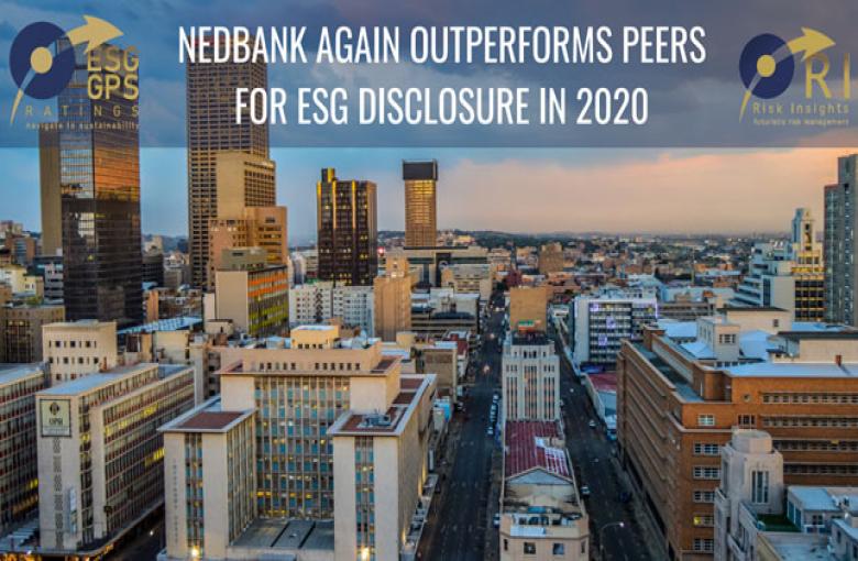 Nedbank again outperforms peers for ESG disclosure in 2020